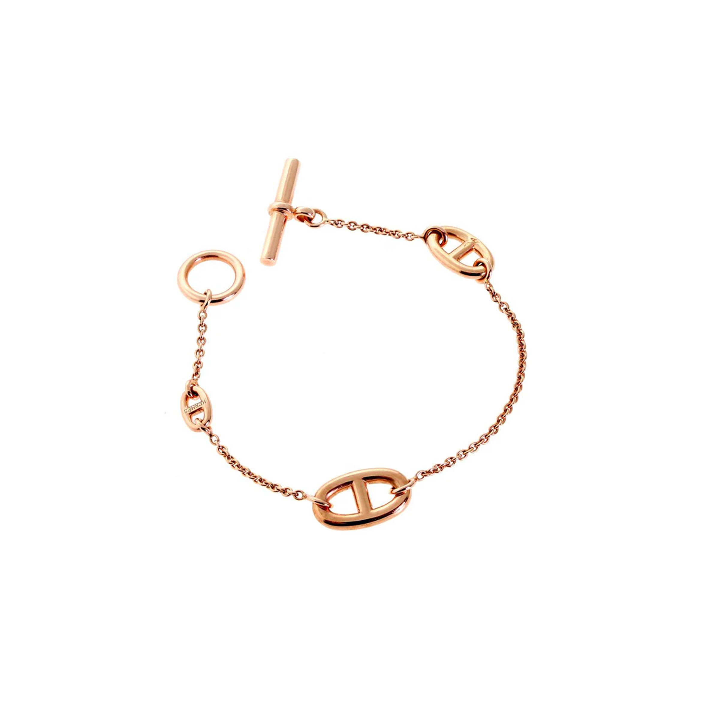 H**mes farandole rose gold bracelet